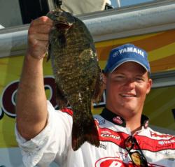 Fishing a dropshot with the Berkley Gulp! fry gave Trevor Jancasz a fifth-place finish.