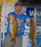 Rounding out the fifth place position is Kellogg's pro Jim Tutt of Longview, Texas, who targeted smallmouth for 20 pounds, even.