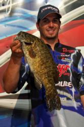 California pro R.J. Bennett fished Berkely Gulp! leeches ove main river breaks and placed fourth with 14-7.