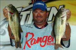 Veteran angler David Curtis of Trinity, Texas, parlayed a 14-pound, 9-ounce catch into a third-place finish after today's competition.