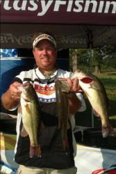 Co-angler Nick Diberardino of Huffman, Texas, took second place overall with a 10-pound, 14-ounce catch. 