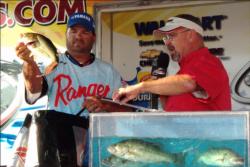 Veteran pro David Curtis of Trinity, Texas, finished in fourth place at the Stren Series Red River event.
