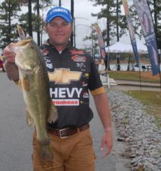 Luke Clausen of Mount Juliet, Tenn., caught the big bass in the Pro Division on day three weighing 6 pounds, 1 ounce.