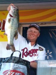 Pro Jerry Green finished the Stren Series event on Falcon Lake in fourth place and earned $7,000. 
