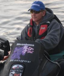 Back in action: pro Randy Blaukat says he plans to fish more conservatively in 2009.