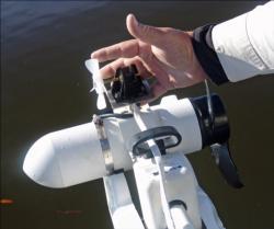 Mounting a speed sensor to a trolling motor head helps crappie trollers maintain their optimal rate.