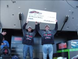 UC Davis teammates Steve Reed and Ken Gunderson used a total catch of 23 pounds, 9 ounces to capture the National Guard FLW College Fishing event on Clear Lake. The duo won $10,000 in college scholarships for their efforts.