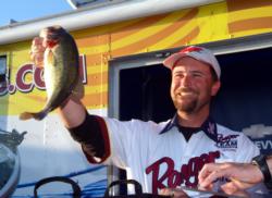 Pro Rob Riehl of Tracy, Calif., placed fifth with 15 bass, 57-8, $4,902.
