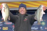 Co-angler Zac Cassill of Fairfax, Iowa, leads after day one with 17-6.