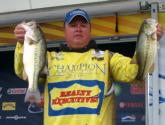 James Watson is leading the Co-angler Division after catching 23 pounds, 3 ounces during the opening round. 