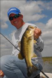 Randall Tharp with a Lake Okeechobee catch.