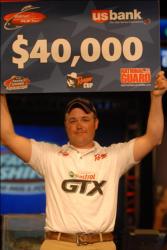 Jason Ober is the Co-angler Division Champion of the 2009 National Guard Open on Lake Norman.