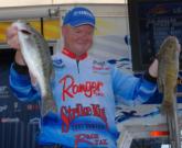 Day-one leader Mark Rose of Marion, Ark., rounds out the top five with a two-day total of 22 pounds, 11 ounces.