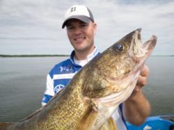 More and more, walleye pro Jason Kerr is using a dragging technique to fill his livewell.