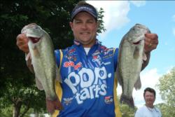 Pro Greg Bohannan of Rogers, Ark., used a total catch of 10 pounds, 7 ounces to land fourth place overall. 