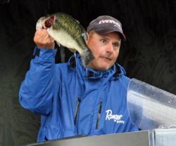 Steve Lucarelli was quick to point out his largemouth prowess to his New Hampshire buddies.