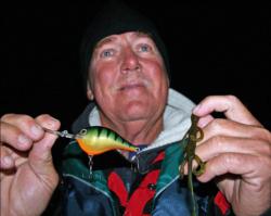 Starting the day in fifth place, Bert Thompson will use a Carolina-rigged lizard to locate fish and then work his spot with a crankbait.