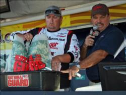 Sticking with a swimbait all day rewarded Randy Mcabee Jr with the top spot.