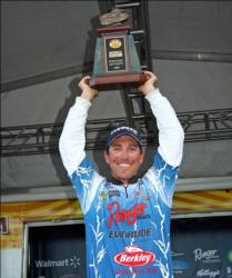 California pro Zack Thompson secured the Land O' Lakes Angler of the Year title with his 25th place finish at Clear Lake.
