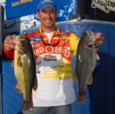 Land O' Lakes pro Ott Defoe of Knoxville, Tenn., bounded into fifth place today with an 18-pound, 8-ounce catch for a two-day total of 31 pounds, 5 ounces.
