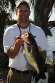 Jeff Cummins of Marion, Ohio caught 14-4 today to take the lead in the Co-angler Division with a two-day total of 25-2.