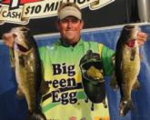 J. Todd Tucker of Moultrie, Ga., brought in the biggest limit of day three - 21-9 - to move into fourth place with a three-day total of 48 pounds, 1 ounce.