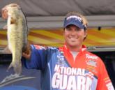 Scott Martin left male bass in his best areas to attract big females like this one that sealed his home lake win.