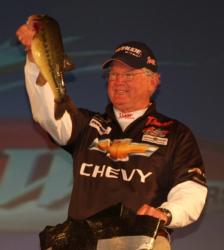 Pro Mike Wurm finished the FLW Tour opener on Table Rock Lake in third place.