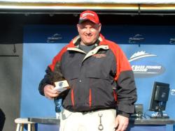 Co-angler Terry Tester II of Elizabethton, Tenn., earned $1,940 as winner of the March 6 BFL Volunteer Division event.
