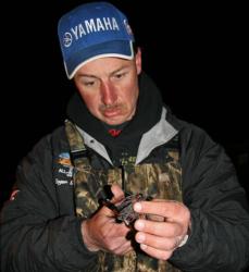 Day One leader Roger Fitzpatrick will fish slowly with a stickbait and a light jig.