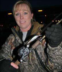 Tammy Richardson hopes to find another big spot like the 4-11 she caught on Day One.