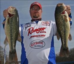 Day two started strong for Earl Garrison IV but he struggled after his first two fish.
