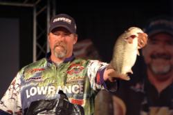 Rusty Salewske of Alpine, Calif., finished the FLW Tour event on Lake Norman in second place.