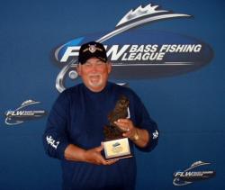 Co-angler Lucky Wells of Winter Haven, Fla., earned $2,193 as winner of the April 17 BFL Gator Division event.