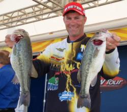 Knoxville, Tenn., pro Brandon Coulter finished the opening round in fourth place.