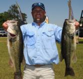Mason Brock of Marianna, Fla., is in fourth place after day one with 21 pounds, 4 ounces.
