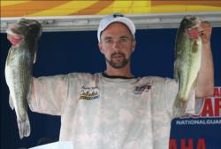 James Keller leads the Co-angler Division on day one with 23 pounds, 4 ounces. 