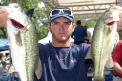 Fishing in the very first FLW Tour event of his career, Dakota Lucy of Ulm, Ark., finished in fourth place on Lake Ouachita.