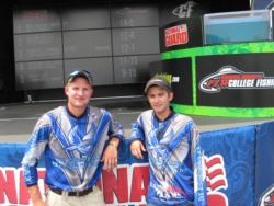 The Messiah College team of Daniel Poli and Louis Wenger took second place overall at the FLW College Fishing tourament on the Potomac River.