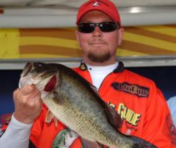 For the second day in a row co-angler Sean Kimble of San Ramon, Calif., found himself exactly where he started - in third place overall. 