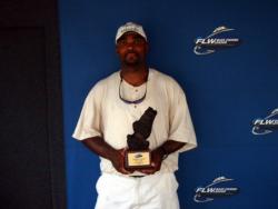 Chris Davis of Raleigh, N.C., earned $1,753 as the Co-angler Division winner in the BFL Piedmont Division event.
