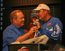 Altering his presentation with a bait he used in practice enabled JR Wright to top the co-angler division.