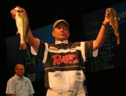 Although power fishing is his preferred game, Frank Divis Sr put a dropshot to good use and finished fourth.