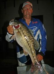 Finishing a close second, JR Wright caught the only co-angler limit of day three.