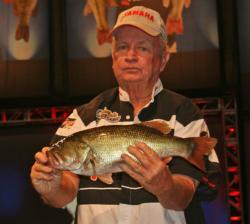 Marvin Hawkes caught just one fish and finished 15th, but his 4-pound, 6-ounce bass demonstrated the quality swimming in Lake Lanier.