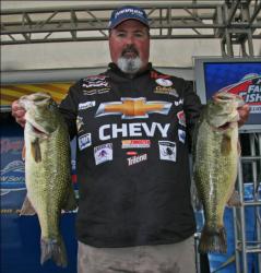 Sticking to his largemouth skills, Dion Hibdon moved up to fifth place.
