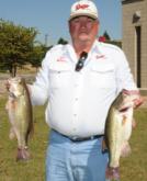 Leon Williams of Fairdale, Ky., is in fourth place after day one with a five-bass limit weighing 16 pounds, 13 ounces.