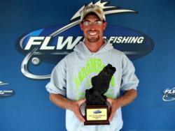 Justin Phillips of Checotah, Okla., won the co-angler title at the Oct. 14-6  BFL Regional Championship on Lake Texoma to earn a Ranger boat.