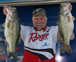 Louisiana pro Kevin Lasyone stayed on one spot all day and caugth his fish Texas-rigging a Yum Dinger.