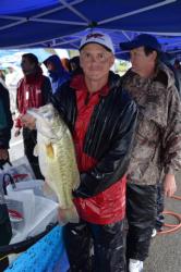Harrison, Ark., pro Robbie Dodson sits in second place after day two with 42 pounds, 3 ounces.